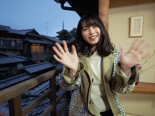 【会員無料】横山由依(AKB48)ちゃんロケ中オフショット/第５６弾 由依ちゃん「竹」になる？